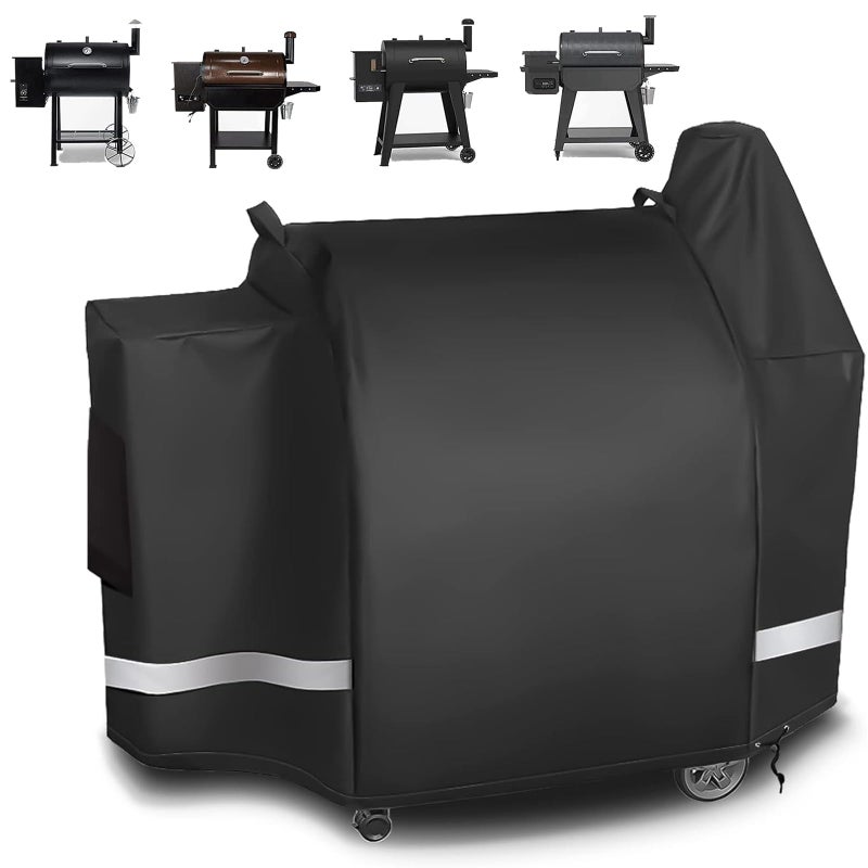 Utheer Grill Cover for Pit Boss 820 Deluxe, Pro Series 850, Z Grill 700 Series, Heavy Waterproof BBQ Grill Cover for 820D PB820FB Wood Pellet Grill, 600D Heavy Duty Fabric - Image 1